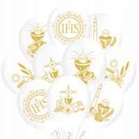 Balony na Komunię Pierwsza Komunia Święta - 10szt