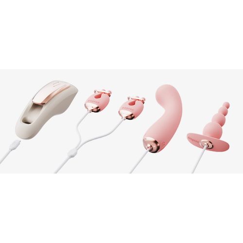 qingnan no.6 wireless control wearable  vibrator beige na Arena.pl