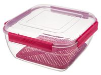 Pojemnik kwadratowy do przechowywania żywności 3480 ml hermetyczny 4 klipsy