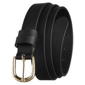 elegancki pasek damski ze skóry naturalnej klasyczną klamrą - peterson 105