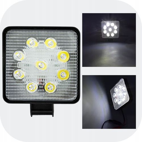 LAMPA LEDOWA ROBOCZA IP 65 SZPERACZ LED 12V LAMPY HALOGENY SAMOCHODOWE na Arena.pl