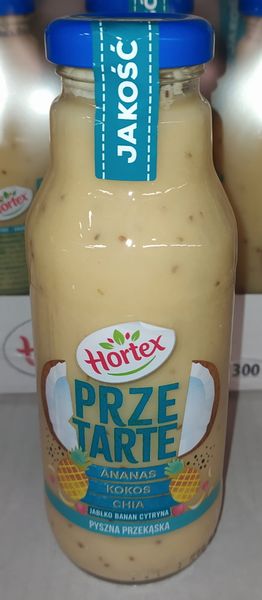Hortex Smoothie ananas, kokos i chia 300ml zdjęcie 1