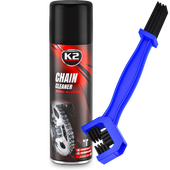 ZMYWACZ DO CZYSZCZENIA ŁAŃCUCHA ROWEROWEGO MOTOCYKLOWEGO K2 SZCZOTKA