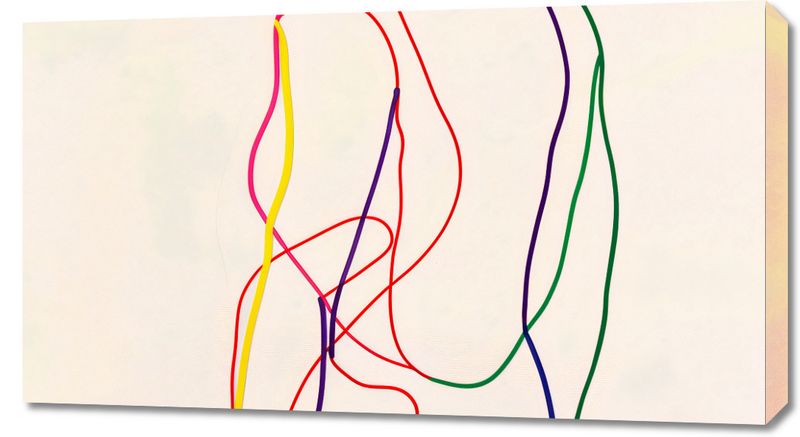 Obraz 90x50cm Tęczowy Zarys zdjęcie 1