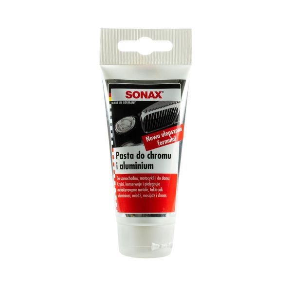 Sonax pasta do chromu i aluminium 75ml zdjęcie 1