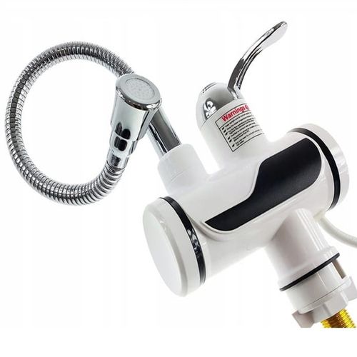 ELEKTRYCZNY PRZEPŁYWOWY PODGRZEWACZ WODY FLEX Z LCD GIĘTKIM KRANEM na Arena.pl