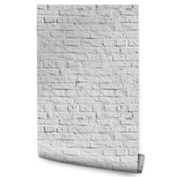 Tapeta Flizelinowa Szara CEGŁA Mur Kamień Efekt 3D