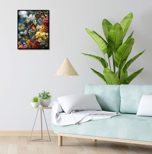 Plakat 40x50cm Motyle Na Łące na Arena.pl