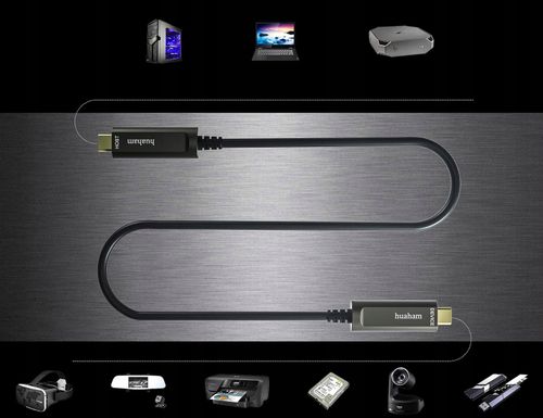 Kabel światłowodowy Huaham USB C do USB C USB 3.1, 10 Gb/s, do 50 stóp 10m na Arena.pl