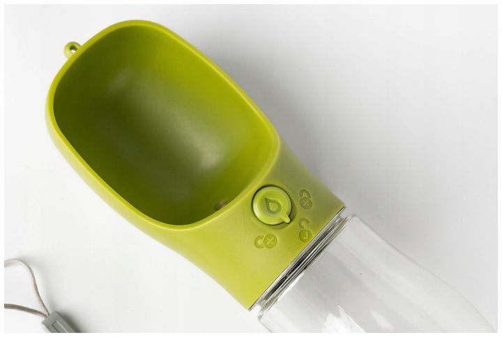 BUTELKA DLA PSA 350ml - KOLORY - Bidon na wodę dla psa poidło zdjęcie 5