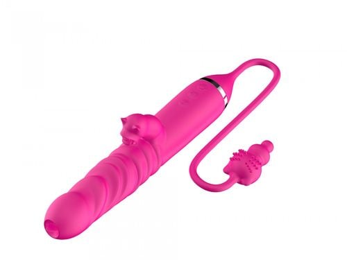tongue licking triple stimulation thrusting vibrator na Arena.pl