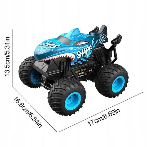ZDALNIE STEROWANE AUTO REKIN MONSTER TRUCK RC Z MUZYKĄ LED 2.4GHZ OBRÓT 360 na Arena.pl