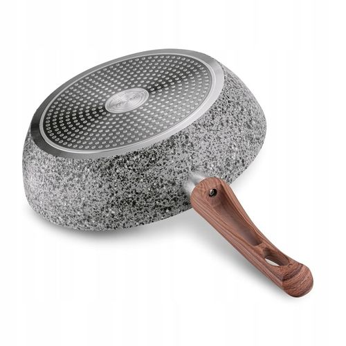 Głęboka PATELNIA INDUKCJA wysoka patelnia GRANITOWA 28cm Venga Konighoffer na Arena.pl