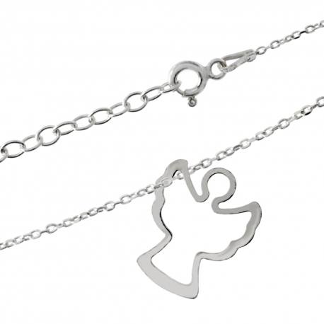 SREBRNY KOMPLET CELEBRYTKI ANIOŁEK SREBRO PRÓBY 925 zdjęcie 2