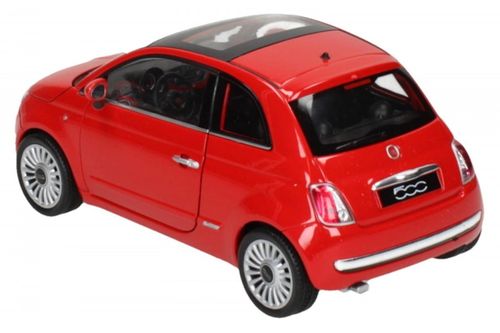 Fiat 500 rocznik 2007, czerwony na Arena.pl