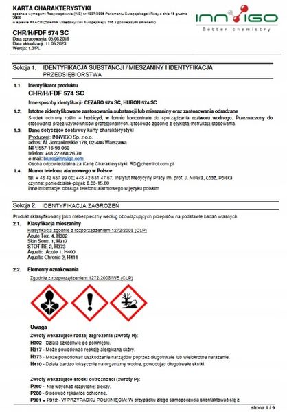 Cezaro 574 SC 500 ml 0,5L zdjęcie 3
