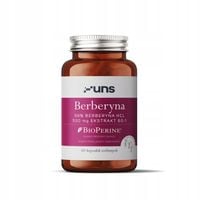 UNS BERBERYNA 500 mg + BioPerine ODCHUDZANIE, CUKRZYCA, POZIOM CUKRU,