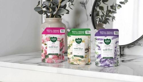 aura care mydło do rąk nawilżające róża 1000 ml uzupełniające ahs-002-001 na Arena.pl
