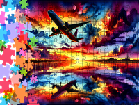 Puzzle tradycyjne Samoloty