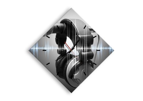 Zegar Ścienny - Mikrofon Studio - 40X40 Cm - C3Ad40X40-2549 na Arena.pl