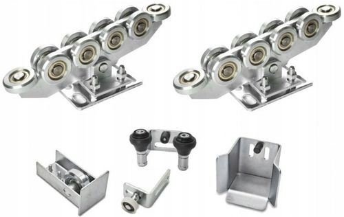 WÓZEK WÓZKI ROLKI DO BRAMY PRZESUWNEJ ZESTAW 80x80 na Arena.pl