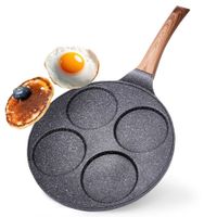 PATELNIA GRANITOWA DO 4 JAJEK PLACUSZKÓW BLACK&WOOD 199006