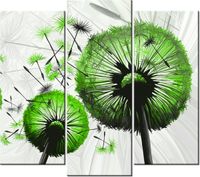 90 80CM OBRAZ T3 ELEM LIMONKOWE DMUCHAWCE DRUK ŚCIENNY