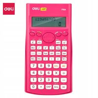 KALKULATOR NAUKOWY 12-CYFROWY DWULIONIOWY RÓŻOWY DELI