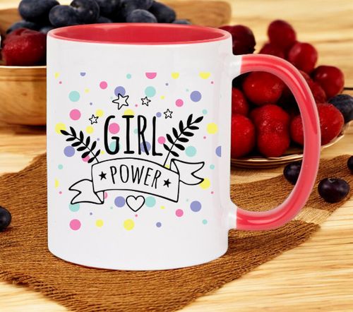 KUBEK Z NADRUKIEM PREZENT DLA KOLEŻANKI DZIEWCZYNY ŻONY MAMY DZIEŃ KOBIET na Arena.pl