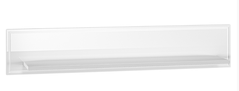 Półka Wisząca 120 cm Biały Połysk GILDEN ML zdjęcie 1