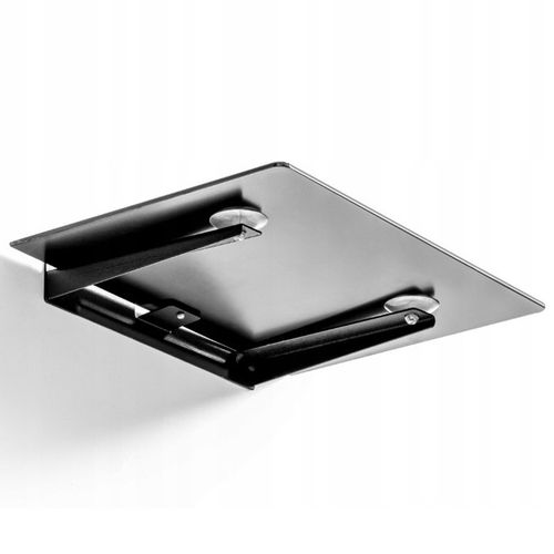 PÓŁKA ŚCIENNA RTV WISZĄCA SZKLANA DEKODER KONSOLA ODTWARZACZ DVD MAX 10 KG na Arena.pl