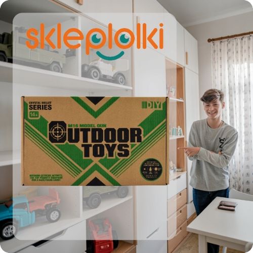 BEZPIECZNY WIELKI KARABIN NA KULKI ŻELOWE AUTOMAT MASZYNOWY PISTOLET BROŃ na Arena.pl