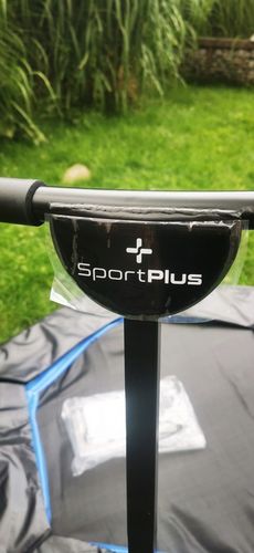 Trampolina akrobacyjna , fitness SportPlus 126 cm do 130kg niebieska na Arena.pl