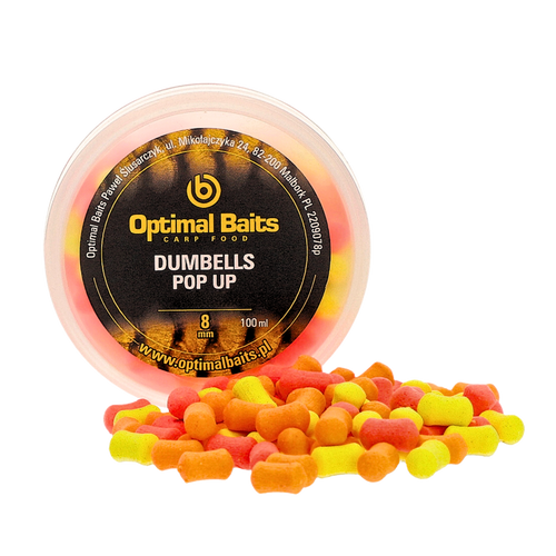 Optimal Baits Dumbells Pop Up ORZECH TYGRYSI 8mm - Method Feeder na Arena.pl