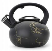 Czajnik emaliowany 3L z gwizdkiem. Masterpan MP-2548. Indukcja, gaz