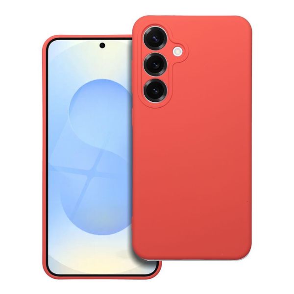 Futerał SILICONE do SAMSUNG S25 brzoskwiniowy zdjęcie 1