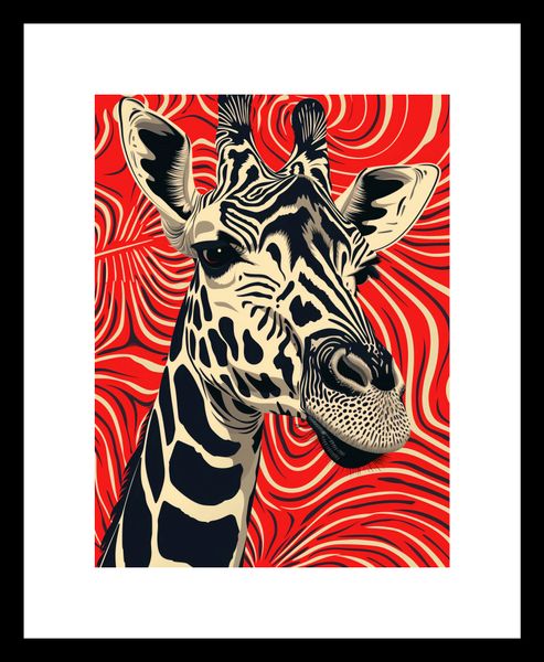 Plakat 15x20cm Wzrok Żyrafy zdjęcie 3