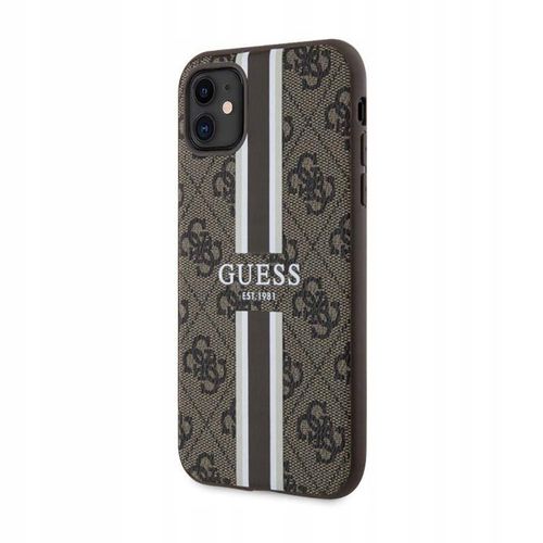 Etui do iPhone 11 Guess 4G Printed Stripes MagSafe na Arena.pl