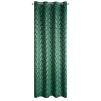 Zasłona na przelotkach OLIZ 140x250 zielona + srebrna
