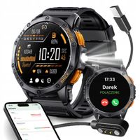 Zegarek Smartwatch MĘSKI GPS Wodoodporny Sport Rozmowy Smart Watch Polski