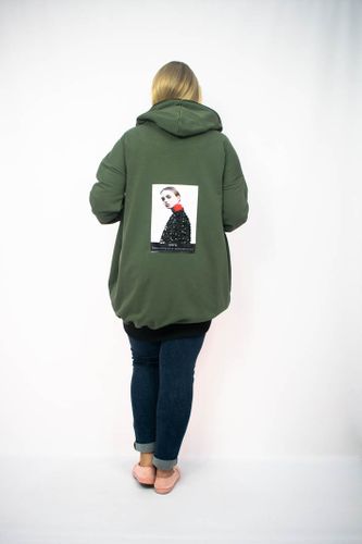 Bluza Taffi, khaki PLUS SIZE na Arena.pl