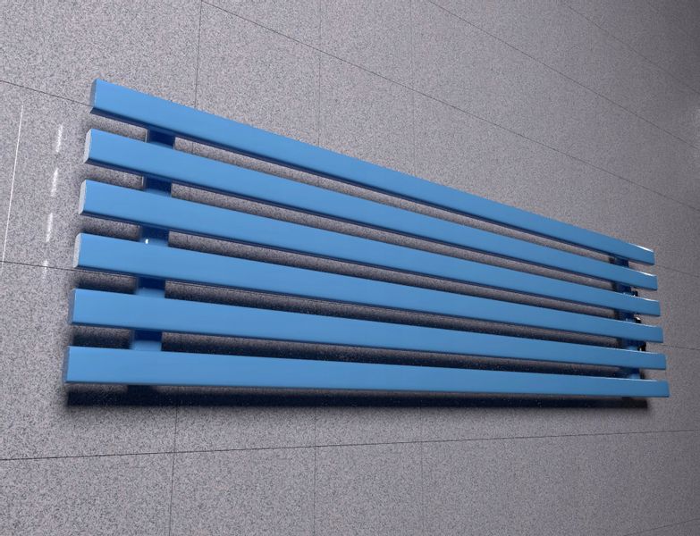 Grzejnik poziomy HORYZONT6 45x100 niebieski zdjęcie 6