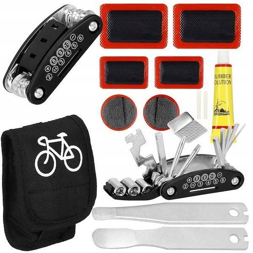 MULTITOOL ZESTAW KLUCZY ROWEROWYCH + AKCESORIA na Arena.pl