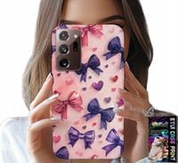 ETUI DO SAMSUNG NOTE 20 ULTRA - KOLOROWE WSTĄŻKI WSTĄŻKA WZORY + FOLIA