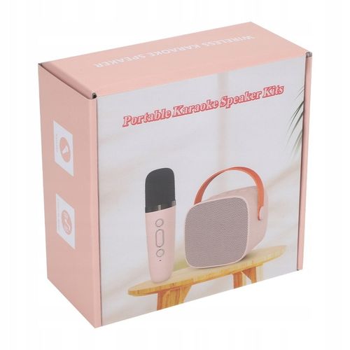 MIKROFON BEZPRZEWODOWY KARAOKE GŁOŚNIKIEM BLUETOOTH GŁOŚNIK Z KOLOROWYM LED na Arena.pl