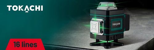POZIOMICA LASEROWA LASER KRZYŻOWY 4D 16 LINII SAMOPOZIOMUJĄCY 360 + na Arena.pl