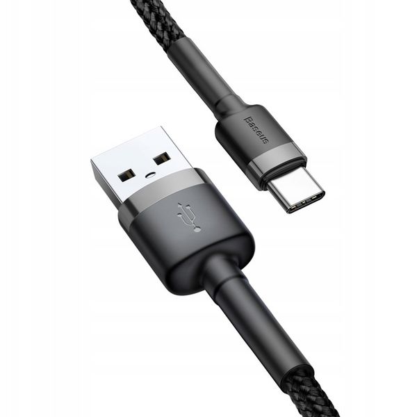 BASEUS MOCNY KABEL USB USB-C TYP-C PRZEWÓD OPLOT QUICK CHARGE 3.0 2A 3M zdjęcie 14