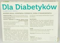 DLA DIABETYKÓW Morwa Biała - Borówka Czernica - Kora Cynamonowca  48 Kapsułek