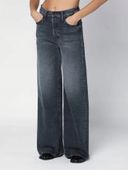 MOTHER Jeansy Palazzo Leg High-Waist w kolorze szarym 27