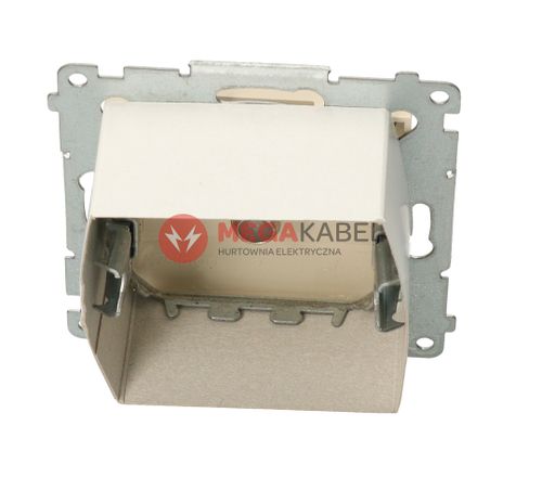 Simon54 Gniazdo satelitarne pojedyńcze DASF1.01/41 beżowy SIMON na Arena.pl